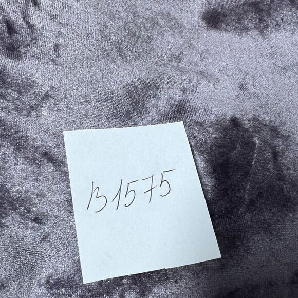 Tom Bezduda For Barad & Co. Womens Kaftan Gray Sz Medium Vintage Velvet Sequins - Picture 16 of 16